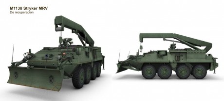 Buenas tardes carristas.
Solicito vuestra ayuda para identificar una versión del vehiculo 8x8 Stryker 161