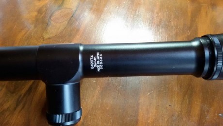 Vendo visor Weaver T36. Comprado hace menos de un año y usado 6 meses en carabina Anschutz 1913. Impoluto, 02