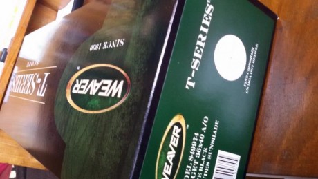 Vendo visor Weaver T36. Comprado hace menos de un año y usado 6 meses en carabina Anschutz 1913. Impoluto, 11