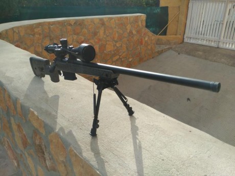 Se vende estupendo conjunto compuesto por:
Rifle Bergara HMR calibre .308, en perfecto estado muy pocos 11