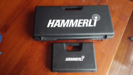 Se vende pistola HAMMERLI modelo SP20 RRS del calibre 32  y  carro del 22lr. Cola disparador recta , tambien 02