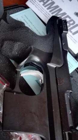 Se vende pistola HAMMERLI modelo SP20 RRS del calibre 32  y  carro del 22lr. Cola disparador recta , tambien 11