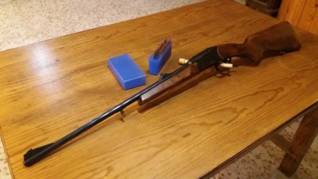 Hola. Por desuso, vendo mi monotiro Baikal del 308. Está en Madrid.
Es un rifle ligero y muy bonito. Tiene 02