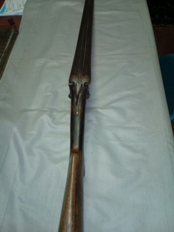 Se vende Escopeta de Perrillos antigua, ideal para coleccionistas. Precio 275 Euros. 02