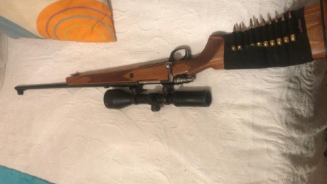 Como dice el titulo, vendo mi Santa Barbara modelo de Luxe del calibre 243 win, comprado en agosto de 02
