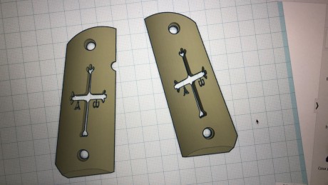 Cachas para 1911 se pueden hacer con diferentes colores y logos 
  Aclaro de momento tememos unos cuantos 161