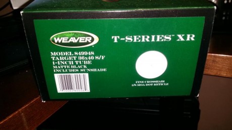 Vendo visor Weaver Nuevo sin estrenar, en su caja manuales. Todo completamente nuevo, solo queda una unidad.


Contacto 00