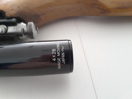 Vendo carabina Santa Bárbara modelo 66, monotiro, en perfecto estado de conservación, monta un visor japones 01