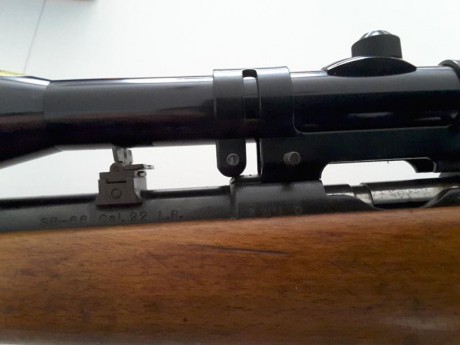 Vendo carabina Santa Bárbara modelo 66, monotiro, en perfecto estado de conservación, monta un visor japones 10