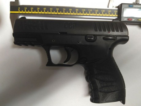 Pongo en venta una  Walther CCP  (Concealed Carry Pistol) calibre 9mm con 3 cargadores  guiada en F , 61