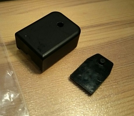 Hola,

vendo tapeta contrapeso  glock store custom  para cargador glock, color magnum black (precio original 01