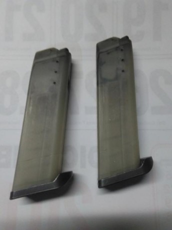 Hola.
Vendo dos cargadores para pistola HK USP EXPERT con capacidad para 18 cartuchos.
Precio 70 euros 01