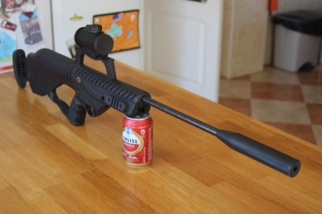 Buenas tardes,

Por traslado a USA vendo mi Carabina Goliath, que viene con visor de punto rojo NRD.
Con 02
