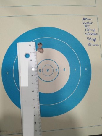 ¿Nos animamos a mostrar blancos de nuestros rifles de caza habituales? Con la munición que habitualmente 121