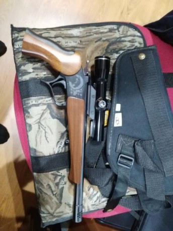 Se venda pistolas una tonos suucenter mono tiro con dos juegos de visores calibre 357 maximagnun y 357 31