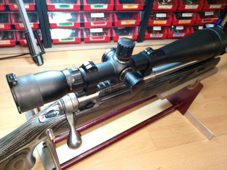 Vendo un visor Sightron SIII de 10-50x60 reticula target dot.
Este funciona perfectamente, pero tiene 00