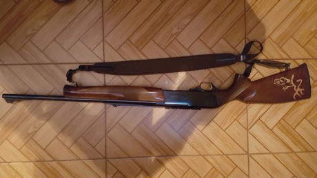 Hola.  Se venden dos rifles. Un Browning Dualis de corredera, 30/06, tres cargadores de cuatro disparos, 41