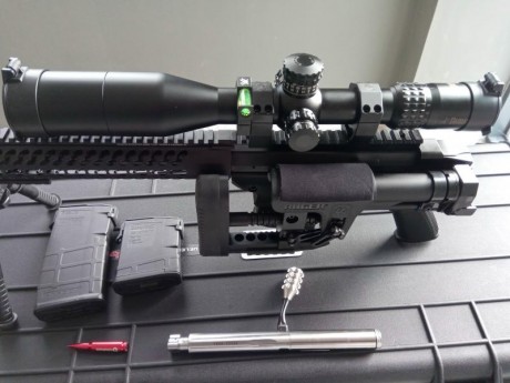Se vende conjunto de rifle visor y accesorios por cambio de modalidad a F-Class, comienzo un proyecto 00