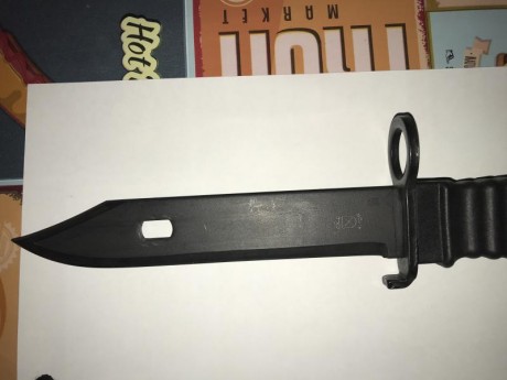 Vendo Bayoneta Nueva para el fusil HK G36 reglamentario en la actualidad del Ejército Español.
Artículo 01