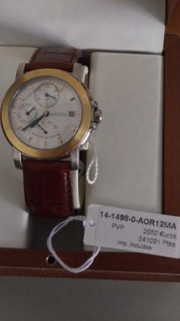 Reloj de joyería,  MICHEL HERBELIN , Ref.: 1498/AOR12MA, Coleccion:  NewPort J Class, CAJA DE ACERO Y 12