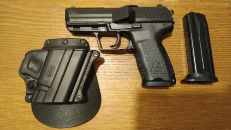 Hola a todos , vendo hk P2000 9 mm pb guiada en con Lic A. El arma esta en excelente estado, no ha disparado 00