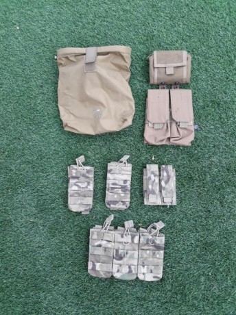 Se vende el siguiente material en perfecto estado:

1× Bolsa de descarga DEFCON5: 5€
1x Portacargador 00