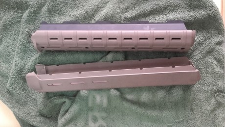 Sigo vaciando los armarios, vendo dos guardamanos prácticamente nuevos, para longitud de toma de gases 01