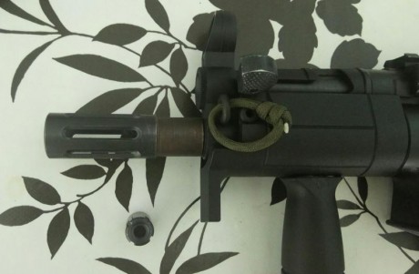 Por tener un nuevo proyecto en mente se vende la pistola GSG 5 modelo PK, copia del HK Mp5 K fabricada 11