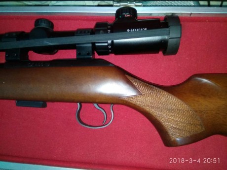 VENDIDA !!!!!!!!!!! Cz455Varmint cal. 22 lr.  casi nueva a estrenar la compre por capricho y ahora por 02