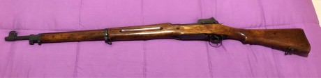 Vendo o cambio por algún arma que me interese, rifle winchester 1917 en calibre 3006, el rifle esta en 02