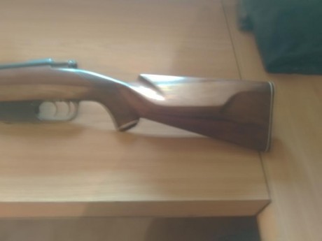 Se vende o se cambia por visor de mi interés rifle Cárcamo en calibre 6,5x54 Carcano, totalmente customizado,maderas 11