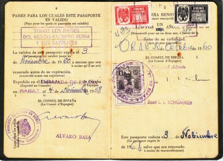  EN RECUERDO Y HOMENAJE A LOS QUE YA NO ESTÁN. 

Si pones en  GOOGLE    PASAPORTES EN LA MEMORIA   da 02
