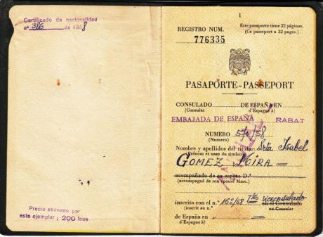  EN RECUERDO Y HOMENAJE A LOS QUE YA NO ESTÁN. 

Si pones en  GOOGLE    PASAPORTES EN LA MEMORIA   da 00