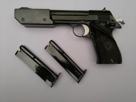 Vendo pistola Star FR Sport cal. 22 Lr.

La pistola esta impecable, mejor ver en la mano. Se puede ver 02
