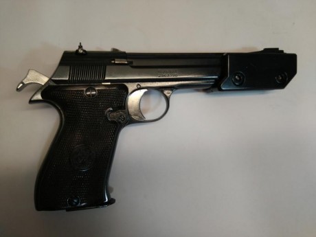 Vendo pistola Star FR Sport cal. 22 Lr.

La pistola esta impecable, mejor ver en la mano. Se puede ver 42