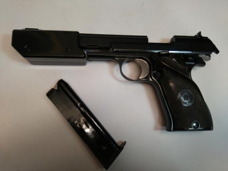 Vendo pistola Star FR Sport cal. 22 Lr.

La pistola esta impecable, mejor ver en la mano. Se puede ver 52