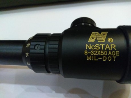 Retícula iluminada, paralaje frontal y torretas con ajuste de 1/8 moa.
55€ ENVÍO INCLUIDO A PENÍNSULA!!! 10
