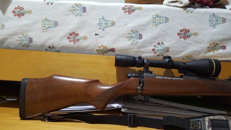Hola, pongo a la venta un contundente equipo de rececho.
- Rifle Weatherby Vanguard cerrojo calibre 338 01