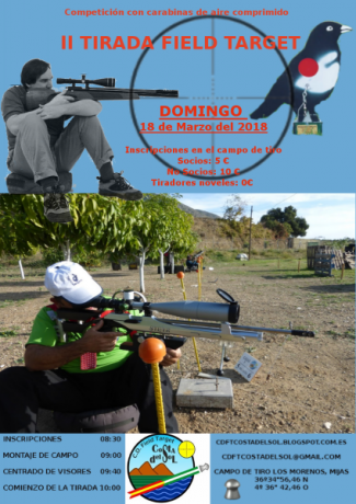 Hola a todos,

Invitamos a todos los aficionados al tiro de precisión con aire comprimido. A participar 00
