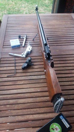  Se vende carabina super MACHT 1913 Anschutz cañón seleccionado.

5 años sin usar.
Tiene cambiado diopter 01