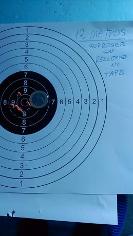 Compañeros al disparar con mi supertac M25 vortex de hatsan con supresor de la misma marca, el disparo 130