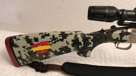 Pongo a la venta monotiro Merkel k3 en calibre 257wtb  con culatas con recubrimiento en Hidroimpresion 02