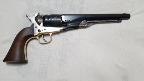 Vendo revolver colt 1860 Army, fabricado en el año 1982, marca ASM de avancarga, calibre 44, en perfecto 01