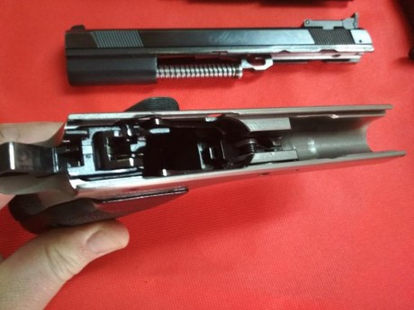 Hola a todos, pongo en venta mi Pistola Tanfoglio Match due-tone del calibre 9mm Parabelum junto con su 20