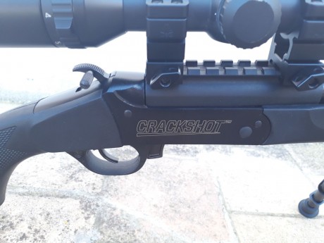 Se vende monotiro Ardesa crackshot en calibre 17 hmr equipado con visor barska y bipode.  
Rifle como 31