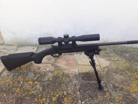 Se vende monotiro Ardesa crackshot en calibre 17 hmr equipado con visor barska y bipode.  
Rifle como 30