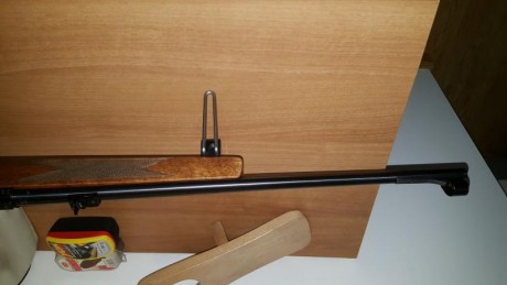 Vendo una carabina Sako P72, de cerrojo muy precisa, calibre 22, un cargador de 5 balas original y otro 01