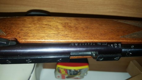 Vendo una carabina Sako P72, de cerrojo muy precisa, calibre 22, un cargador de 5 balas original y otro 10