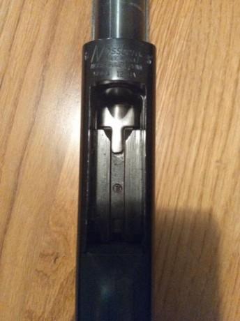 Escopeta de corredera Mossberg 500 Combo Sintética (2 cañones), en perfecto estado, con funda. Además 00