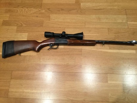 Vendo Rifle Baikal monotiro. Cal.308.
Lleva incorporado un visor Bushnel Trophic de 3x9.
El gatillo está 02